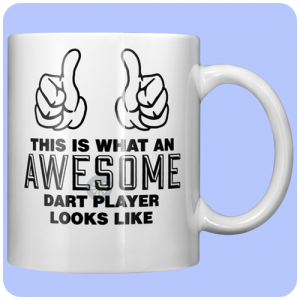 Darts koffie tas - This is what an awesome dart player looks like