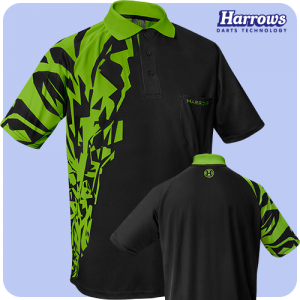 Harrows Rapide darts shirt groen
