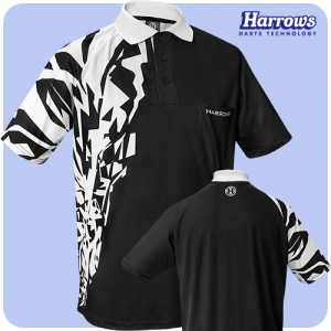 Harrows Rapide darts shirt wit