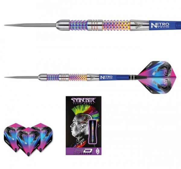 Red Dragon Peter Wright Mamba Rainbow darts