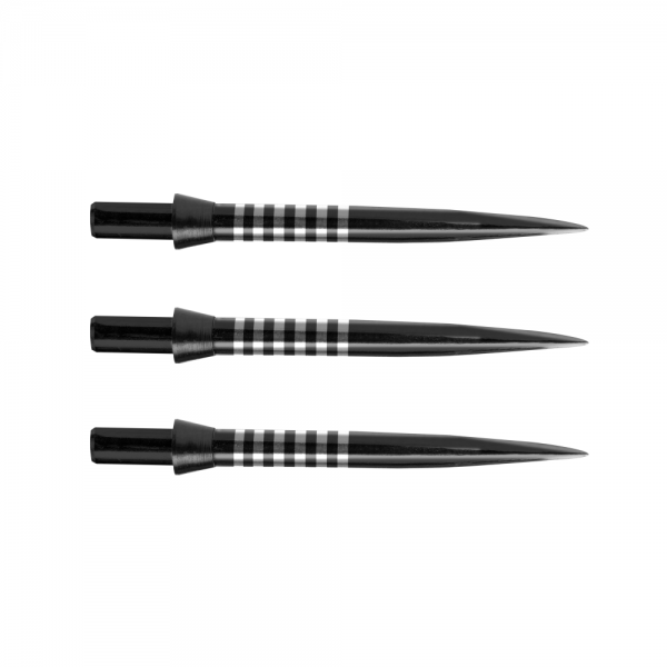 Winmau Freeflo Re-grooved black points 35mm