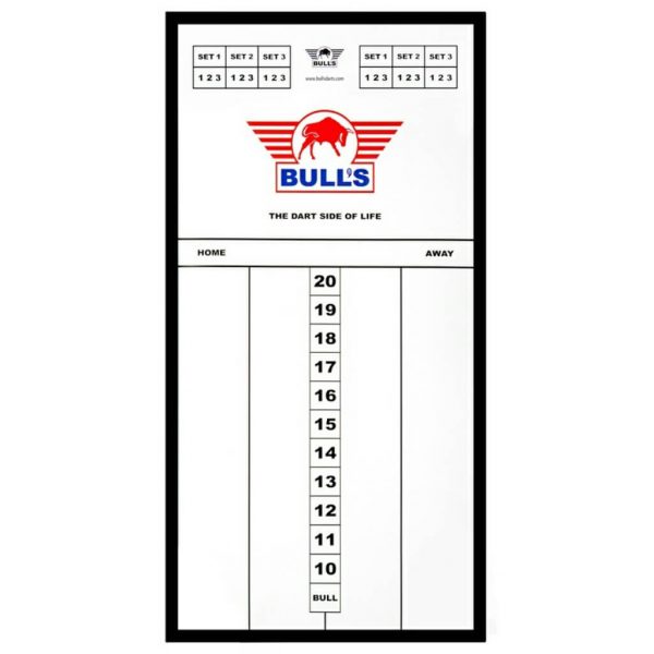 Bull's scorebord glas basic 60x30cm