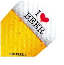 Harrows I Love Beer dimplex flights
