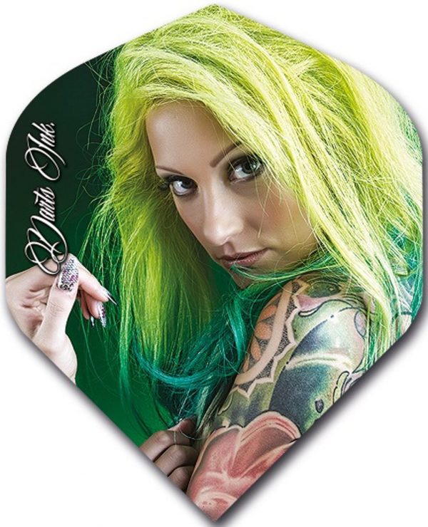 Mckicks Ink Tattoo Green Hair standaard flights