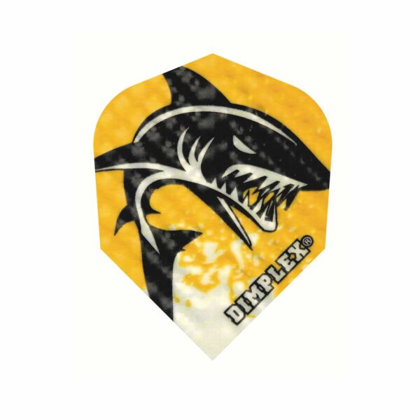 Harrows Yellow Shark Dimplex flights