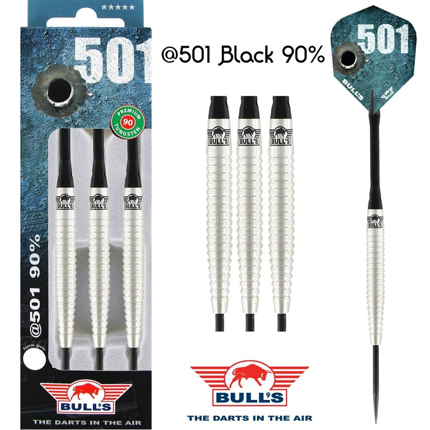 Bulls 501 Black Darts Dartspaleis