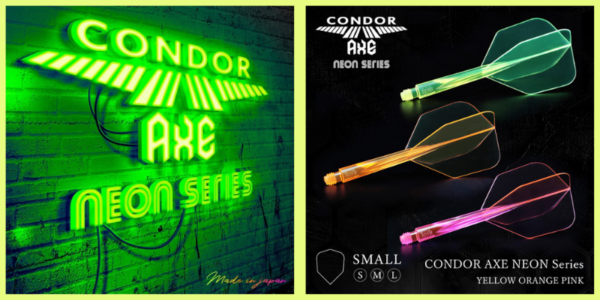 Condor Axe Neon shaft en flight systeem