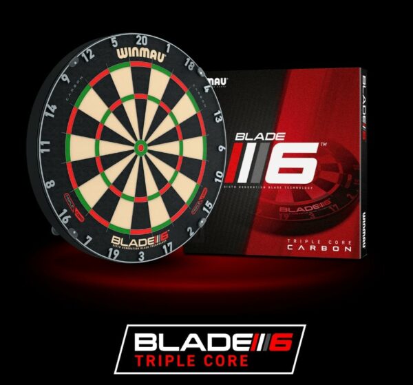Winmau Blade 6 Triple Core Carbon dartbord