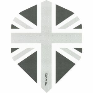 Designa Union Jack Grey standaard poly flights