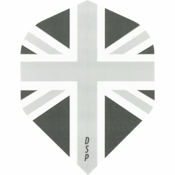 Designa Union Jack Grey standaard poly flights