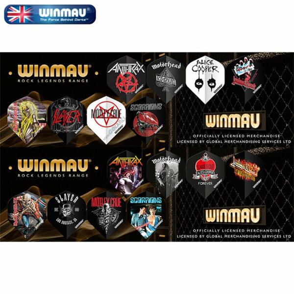 Winmau Rock Legends standaard flights