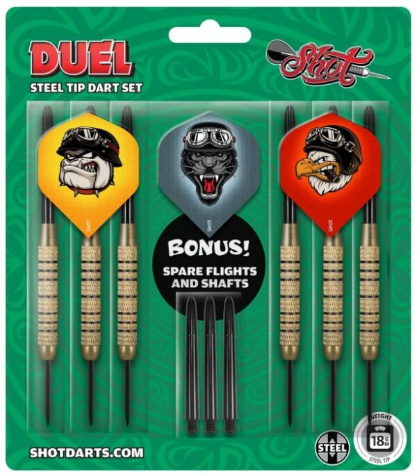 Shot Duel Brass dart set