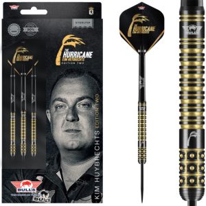 Bull's Kim "The Hurricane" Huybrechts 90% Black E2 darts
