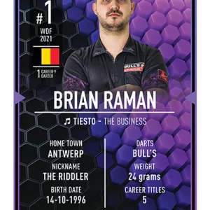 Brian Raman Ultimate Card Gesigneerd