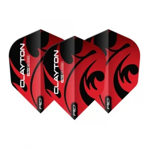 Red Dragon Jonny Clayton hardcore Red/Black N6 flights