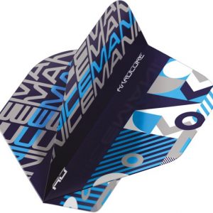 Red Dragon Gerwyn Price Iceman black & blue hardcore flights